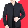 Männer Jacken 2023 Frühling Sommer Casual Jacke Mode Slim Fit Männliche Business Ankunft Kragen Mantel