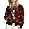 Womens Jassen Jas Star Moon Print Windscherm Kleding voor Vrouwen Koreaanse Dongdaemun Bombers Y2 Streetwear Ondersteuning Maatwerk 230808