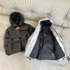 Enfants puffer Hooded Down Manteaux Mode Hiver Coupe-Vent Hooide Noir Argent Vestes Enfants filles Garçons Outwear fille garçon remveable manches vêtements