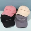 Boll Caps Classic Cotton Baseball Cap for Women Men Casual Visor Sun Hat Letter Brodery Unisex Solid Color Hip Hop Bonnet 230808