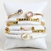 Braccialetti con ciondoli RH Fashion Bohemia Jewelry Beaded Polymer Clay Charm 6pc Stack Bracciali Bangle Set per regalo donna 230809