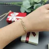 Charm-Armbänder DOREMI Trendiges 6-mm-Buchstaben-Zirkon-Armband mit Geburtsstein, verstellbare Namensarmbänder für Frauen und Mädchen, Schmuck, weibliches Geschenk für Mutter, 230808