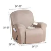 Housse de fauteuil inclinable en daim tout compris chaise extensible imperméable antidérapante housse anti-poussière Massage canapé chaise protecteur de siège 2250t