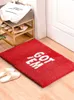 Got Em Red Black Funky Area Rug for Bathromm Fluffy Bath Carpet Sneakers Water-Absorbed Home Groovy Floor Mat Entrance Doormat HKD230809