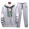 Herren Trainingsanzüge Riverdale Southside Serpents Frühling Herbst Hoodies Sweatpant Sets Harajuku Jacken Sport Bequeme Farbverlaufsanzüge