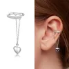 Ear Cuff 925 Sterling Silver Simple Star for Women Fine Jewelry Korean Trendy Tassel Studs Wedding Party Gift SCE1450 230808