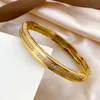 Designer -Armband Schlange Bangel Top -Qualität Edelstahl gewonnen nicht verblassen Luxusarmbänder graviertes Diamantarmband Jubiläum Gold Barmes Großhandel Großhandel