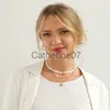 Hanger Kettingen MAAN MEISJE Natuurlijke Shell Kralen Choker Rvs Hart Hanger Ketting voor Vrouwen Handgemaakte Bijoux Femme Sieraden J230809