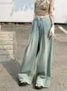 Jeans da donna Jmprs Vintage Women Washed American Style Y2K Pantaloni da donna in denim High Street Vita 90S Gamba larga