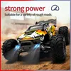 Transformation Toys Robots RC Car Off Road 4x4 High Speed ​​75km H التحكم عن بُعد مع LED Headlight Brushless 4WD 1 16 Monster Truck Tary for Boys Gift 230808