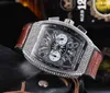 Мужские автоматические кварцевые часы с бриллиантами, классический стиль, 43 мм, полностью из нержавеющей стали, спортивные модные повседневные часы, роскошные часы