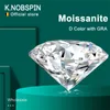 Diamanti sciolti Pietre KNOBSPIN da 3 MM a 10 CT D Colore VVS1 Diamante coltivato in laboratorio con taglio a forma rotonda con certificato GRA Gemme all'ingrosso 230808