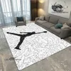 Alfombra deportiva baloncesto alfombra impresa moda yoga mat antideslizante alfombra sala de estar dormitorio alfombra alfombra regalo de cumpleaños HKD230809