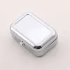 Mini Portable Metal Cigarette Ashtray Fashion Ashtray wiht Lockable Lid Desktop Ash Case Outdoor Pocket Ashtray Gift For Man HKD230809