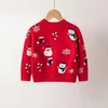 Pullover 2023 Autumn Kids Boys Girls Knitting Pullovers Sweaters Coat Tops Tröja Baby Cartoon Long Sleeve 16 Years 230809