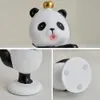 Obiekty dekoracyjne figurki nowoczesne cudowne ozdoby panda w telewizji szafka telewizyjna kreskówka balonowa akrobatyczna niedźwiedź rzeźba dekoracja dzieci Prezent 230809