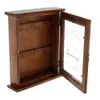 badkamerplanken houten sleutelkast muur gemonteerde decoratieve houder box organizer rustieke boerderij opknoping voor thuis woonkamer bruin 230809