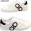 Feragamos Herren Casual Vielseitig Bedruckte Schuhe Boardschuhe Atmungsaktive Schuhe Sportlich und Nylon Friseur Trendige Marke Echte Einzelschuhe Leder 1HNW