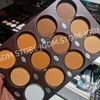 Body Glitter Contour Palette Pó Bronzer Maquiagem Contorno Profissional Iluminador Facial Fosco para Pele Escura 230808