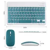 para ipad air 5 4 pro 11 bluetooth sem fio teclado e mouse para android ios windows phone tablet escritório simples e estudo