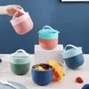 УЧЕТНЫЕ СВОБОДА SUPE CUP CUP Lunch Box Vacuum с ложкой из нержавеющей стали Рождественские ванны