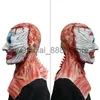 Accessori horror Halloween Maschera spaventosa Scream Skull Killer Clown Ghoulish Creepy Masquerades Mask Latex Lattice Two Stray Realistic Cosplay Party X08