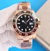 10a Pepsi Gmt Batman Mens Watch Batgirl Man Watches Clean Factory Sprite 40 mm Ruch na rękę 904L Bransoletka Jubileusza Ceramiczna ramka czarna tarcza korzenia