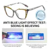 Okulary przeciwsłoneczne Pochromic anty-Blue Light Lightss Blue Ray Blokowanie ochrony oczu spolaryzowane okulary ultralekkie PC Gogle komputerowe