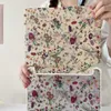 Fleurs vintage de luxe avec porte-crayon Funda pour nouvel iPad 10.2 génération 10.9 iPad Pro 11 9.7 8 9e Air3 pro10.5 10e étui HKD230809