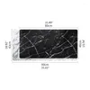 Table Mats Dual Sided Leather Desk Pad Marble Waterproof Office Mat PU Mouse Placemat Cover Protector Writing For