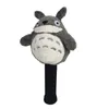 Andra golfprodukter Plush Animal Golf Driver Head Cover Golf Club 460cc Totoro Wood Cover Dr FW Söt gåva 230808