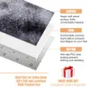 Grå matta slipsfärgning plysch mjuka mattor för vardagsrum sovrum antislip golvmattor sovrum vatten absorption mattor mattor hkd230809