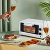 電気オーブン12Lオーブンミニ多機能スモールベーキングドライフルーツマシンデュアルコントロールホームキッチンアプライアンス