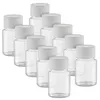 Storage Bottles 10 Pcs Small Containers Lids Bottle Empty Plastic Clear Travel