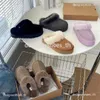 Australien designer skor päls tofflor kvinnor glider sandaler kvinnor vinter snöskor klassisk mini ankel svart kastanj rosa sandal sneakers varm 35-45