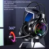 Wired Gaming Headphone Rotatable Microphone Anti-rust Game Playing Headset HKD230809