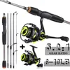 Rod Reel Combo Sougayilang Fishing 1 7m 5 Sections Spinning and 5 2 1 Gear Ratio 1000 2000 Series Pesca 230809