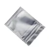 Storage Bags 100Pcs 8 5 13cm Flat Mylar Foil Plastic Bag Clear Zipper Self Seal Reclosable Reusable Food Candy Coffee Bean279F