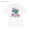 SS men t shirt designer t shirts women clothing graphic tees Pattern tee clothing high street cotton Hip Hop Simple Letters Retro Print Loose dice YDKY