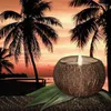 Skålar A50i 4x kan hälla ljus kokosnötskal skål trä kreativ dekoration lagring