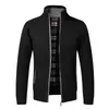 Blusas Masculinas Outono Inverno Quente Cardigan Masculino Fleece Zipper Sweaters Jaquetas Masculinas Slim Fit Tricot Sweatercoat Grosso Cardigan Sweater Casaco Masculino 230808