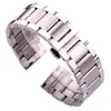 Oglądaj zespoły zegarek ze stali nierdzewnej Bransoletka 18 20 21 22 23 23 24 mm Women Men Men Solid Metal Tapnedent Pasek z narzędziem 230808