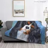 Coperte Swaddling Cute Knight Charles King Hound Modello Flanella Coperta da lancio Morbida e leggera Amante degli animali Cane Auto Camera da letto Divano Regalo per bambini Z230809