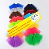 INS Été Filles Tutu Jupe D'été Bébé Plissée Gauzy Tutus Mini Bulle Jupes Solide Robes En Maille Parti Danse Ballet Robe Enfants ClothZZ