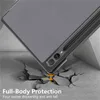 Pour Samsung Tab S9 Plus étui 12.4 "à trois volets magnétique en cuir support dur Smart Cover pour Coque Galaxy Tab S9 Plus étui Funda HKD230809