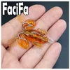 Baits Lures 100 pcs Double Hook or Weedless Sinking Frog Soft Lure Fishing Artificial Bait Anzois Para Pesca Sabiki Rigs 230809