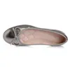 Gai gai gai vestido yaerni bailarinas sapatos bowtie boca rasa deslizamento em mulheres senhoras casuais sapatos planos ballet flats zapatose1127 230809