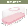 Plates Storage Bins Lids Toast Box Bread Container Cake Pumpkin Saver Airtight Containers Pp Clear Bride