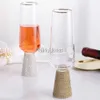 Court Style 200-600ml Gold Silver Diamond Goblet Red Wine Champagne Cocktail Whiskey Cup Light Luxury Drinkware Banquet Holiday HKD230809