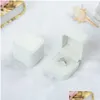 Jewelry Boxes Bk 11 Color Veet Gift For Rings Engagement Couple Packaging Square Show Case Box 55X50X4M Drop Delivery Packing Display Dhxqt